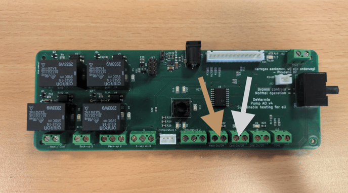 Control Unit PCB - heat cool onoff