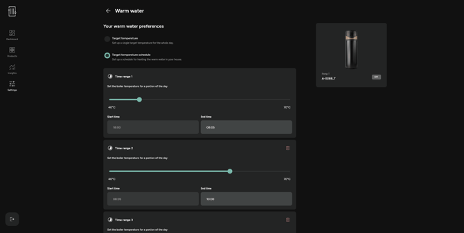App - Settings schedule _T